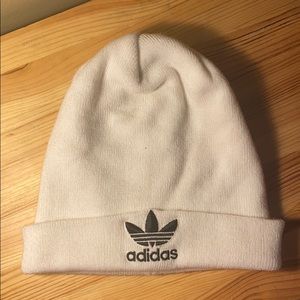 Adidas White Beanie